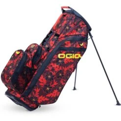 Ogio By Callaway All Elements Stand Bag Red Flower Party