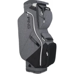 Ping Traverse 214 Cart Bag Heather Grey Black White