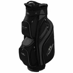 PowaKaddy DLX Lite Edition Cart Bag Black - Titanium - Silver