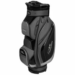 PowaKaddy Premium Edition Cart Bag Titanium Black Silver