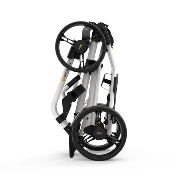 PowaKaddy Twinline 5 Push Cart White - Image 3