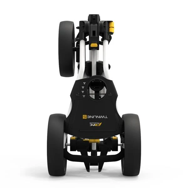 PowaKaddy Twinline 5 Push Cart White - Image 5