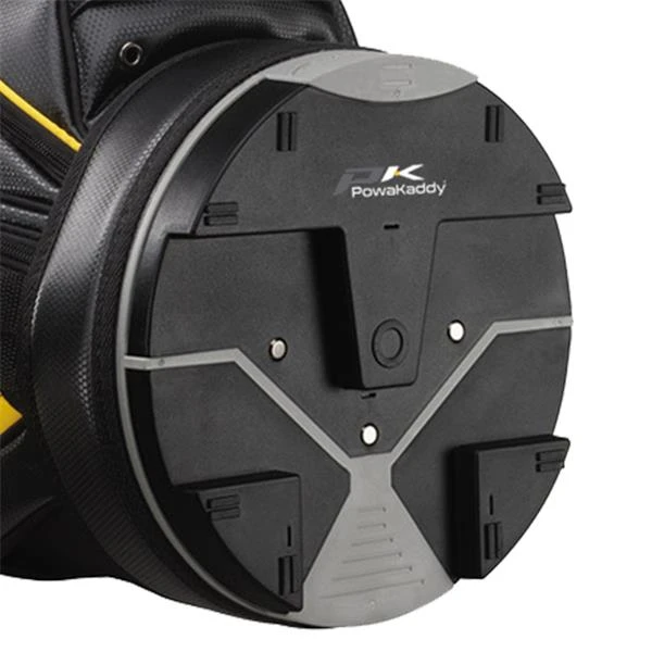 PowaKaddy Dri-Tech Cart Bag Gunmetal Yellow - Image 3