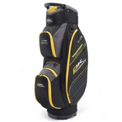 PowaKaddy X-Lite Cart Bag Black Gunmetal Yellow