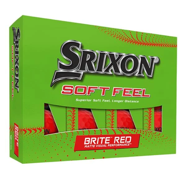 Srixon Soft Feel Balls Dozen Red - Image 4