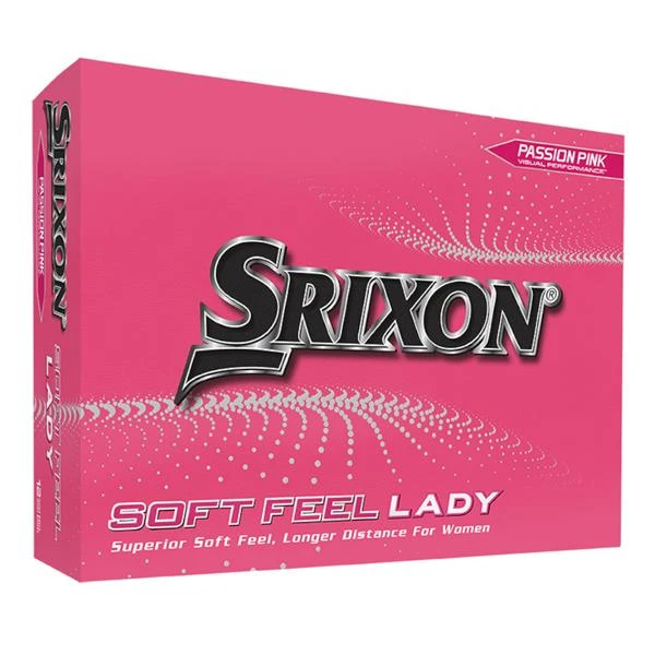 Srixon Soft Feel Balls Dozen PASSION PINK - Image 4