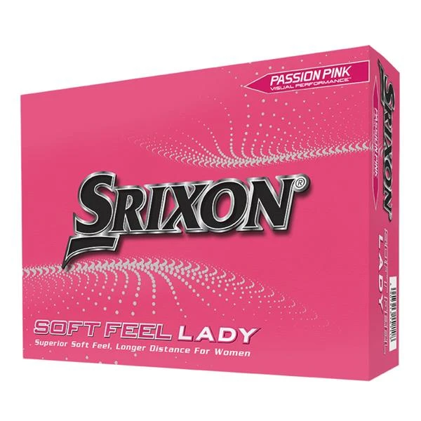 Srixon Soft Feel Balls Dozen PASSION PINK
