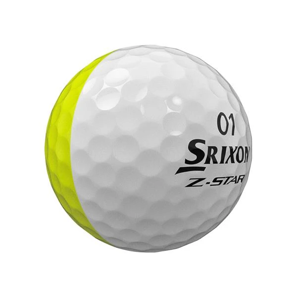 Srixon Z Star Divide Golf Balls Dozen WHITE YELLOW - Image 3