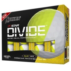 Srixon Z Star Divide Golf Balls Dozen WHITE YELLOW