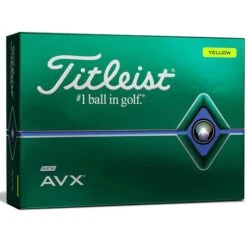 Titleist AVX Golf Balls Dozen Yellow