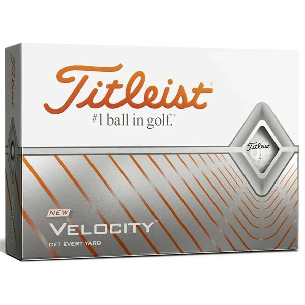 Titleist Velocity Golf Balls Dozen White