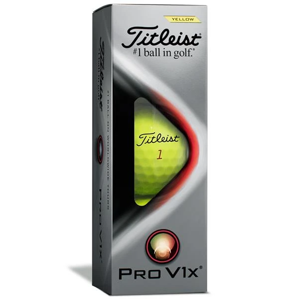 Titleist Pro V1X Golf Balls Dozen Yellow - Image 3