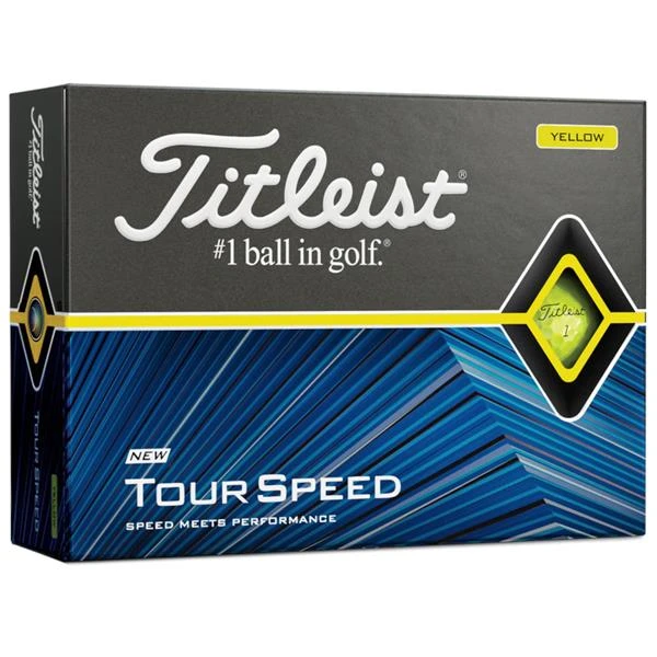 Titleist Tour Speed Ball Dozen Yellow