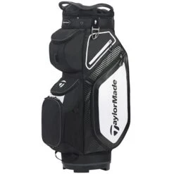 TaylorMade Cart 8.0 Bag Black White Charcoal