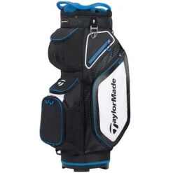TaylorMade Cart 8.0 Bag Black White Blue