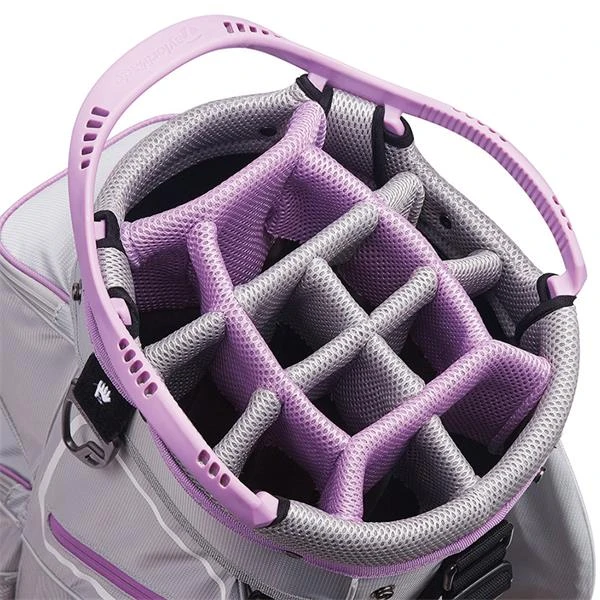 TaylorMade Cart 8.0 Bag Grey Purple - Image 2
