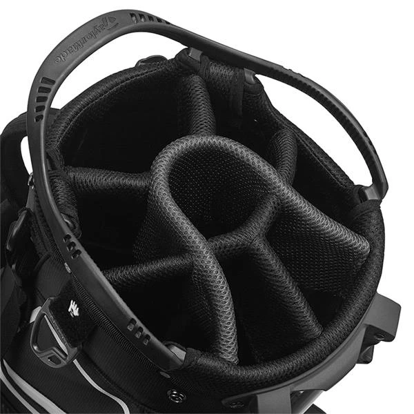 TaylorMade Stand 8.0 Bag Black White Charcoal - Image 2