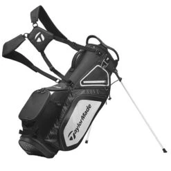 TaylorMade Stand 8.0 Bag Black White Charcoal