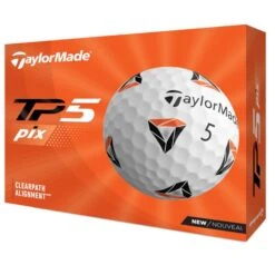 TaylorMade TP5 Pix 2.0 Golf Balls Dozen White