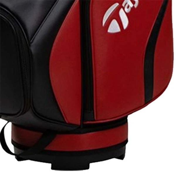 TaylorMade Deluxe Cart Bag Red - Black - Image 4