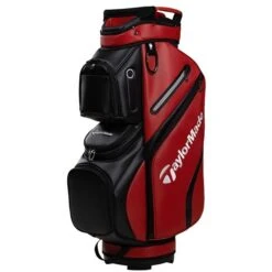 TaylorMade Deluxe Cart Bag Red - Black