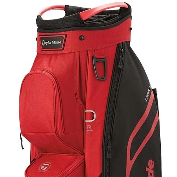 TaylorMade Cart Lite Bag Red - Black - Image 3