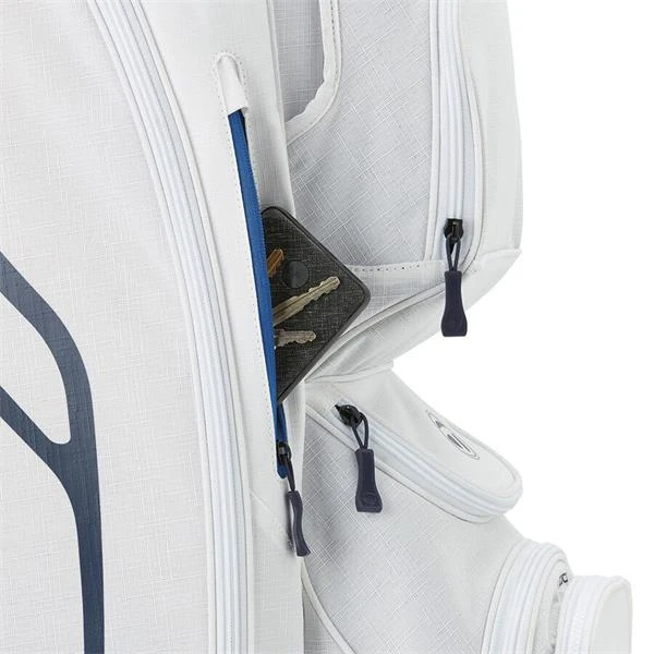 TaylorMade Cart Lite Bag Grey - Navy - Image 5