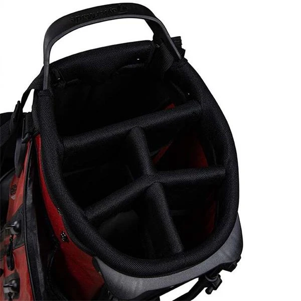 TaylorMade Flextech W/P Stand Bag Red - Black - Image 2