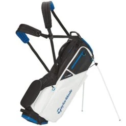 TaylorMade Flextech Stand Bag White - Black - Blue