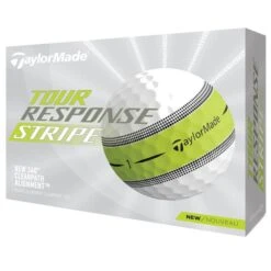 TaylorMade Tour Response Stripe Golf Ball Dozen White