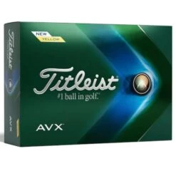Titleist AVX Golf Balls Dozen Yellow