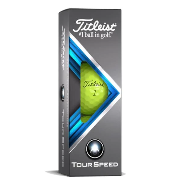 Titleist 22 Tour Speed Golf Balls Dozen Yellow - Image 4