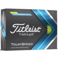 Titleist 22 Tour Speed Golf Balls Dozen Yellow