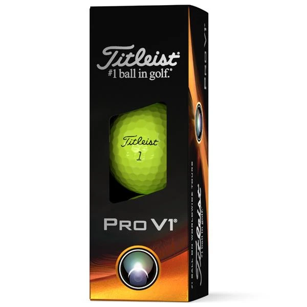 Titleist Pro V1 2023 Golf Balls Dozen Yellow - Image 4