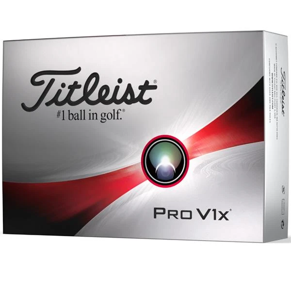 Titleist Pro V1X 2023 Golf Balls Dozen White