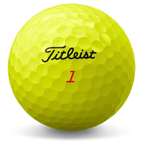 Titleist TruFeel Golf Balls Dozen Yellow - Image 2