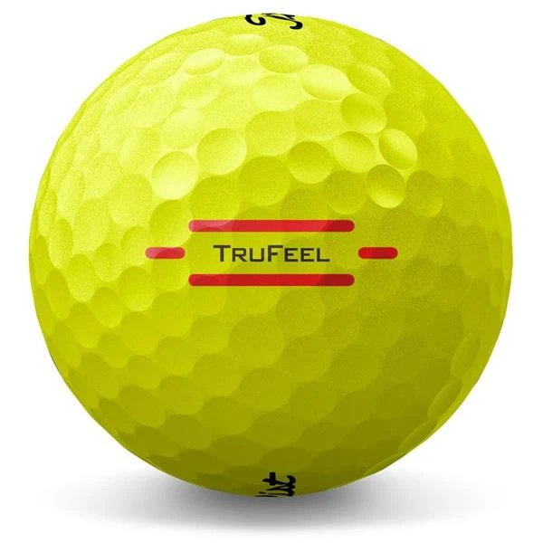 Titleist TruFeel Golf Balls Dozen Yellow - Image 3