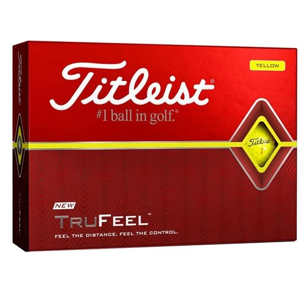 Titleist TruFeel Golf Balls Dozen Yellow