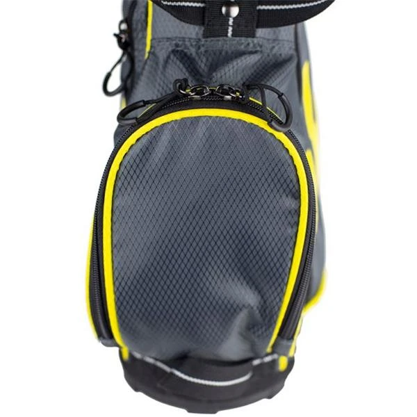 Junior 42" Stand Bag Grey Yellow - Image 3