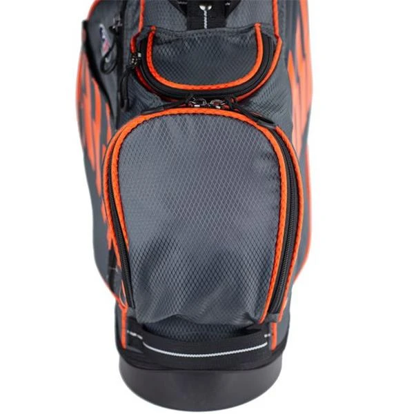 Junior 51" Stand Bag Grey Orange - Image 3