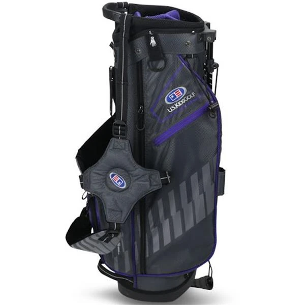 Junior 54" Stand Bag Grey Purple - Image 2