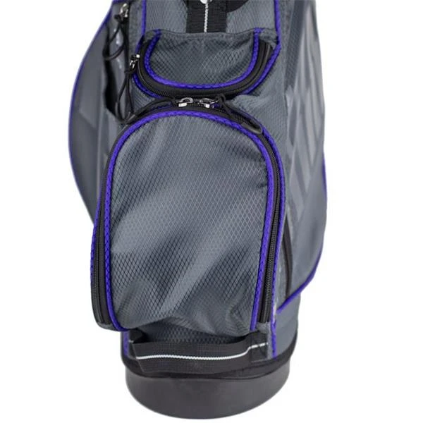 Junior 54" Stand Bag Grey Purple - Image 3