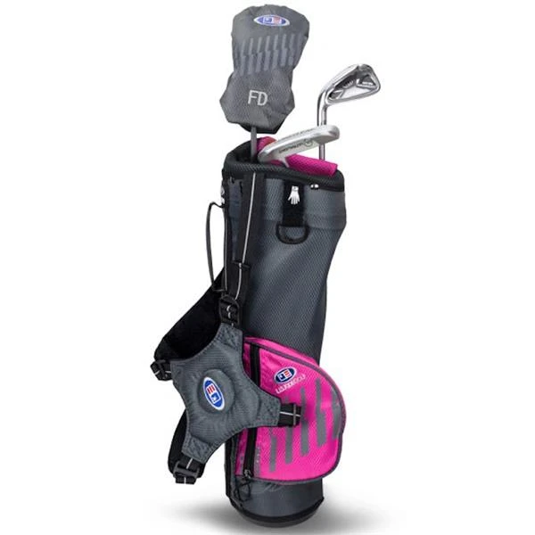 Junior 39" 3 Club Carry Set Left Hand Grey - Pink