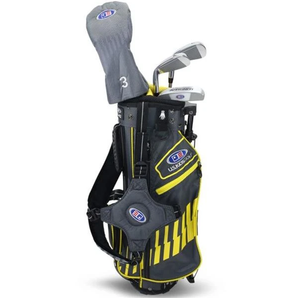 Junior 42" 4 Club Stand Set Right Hand Grey Yellow - Image 2