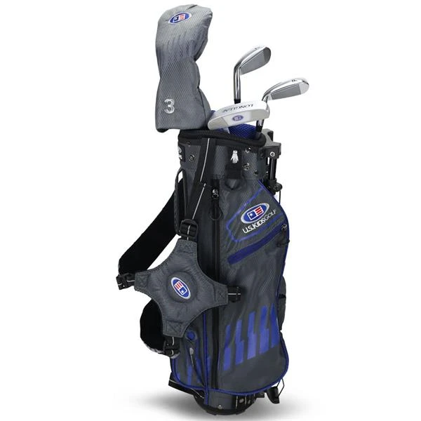 Junior 45" 4 Club Stand Set Right Hand Grey - Blue - Image 2