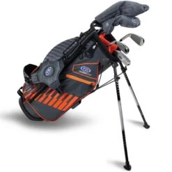 Junior 51" 5 Club Stand Set Right Hand Grey Orange