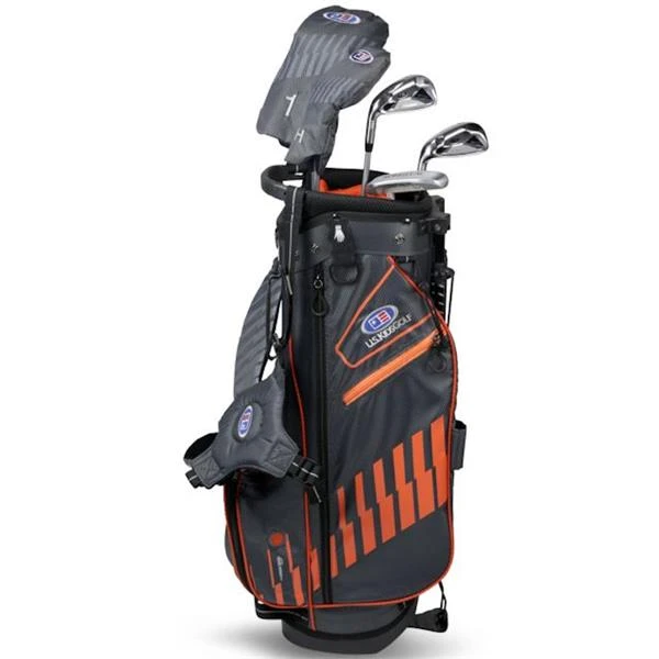 Junior 51" 5 Club Stand Set Left Hand Grey Orange - Image 2