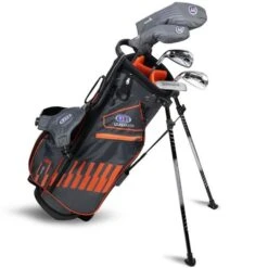 Junior 51" 5 Club Stand Set Left Hand Grey Orange