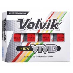 VIVID Mat Coloured Balls Dozen Red