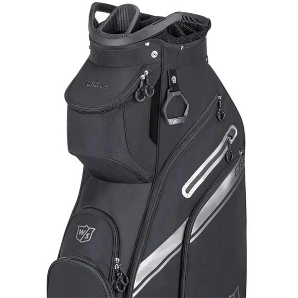 Wilson EXO II Cart Bag Black Silver - Image 2